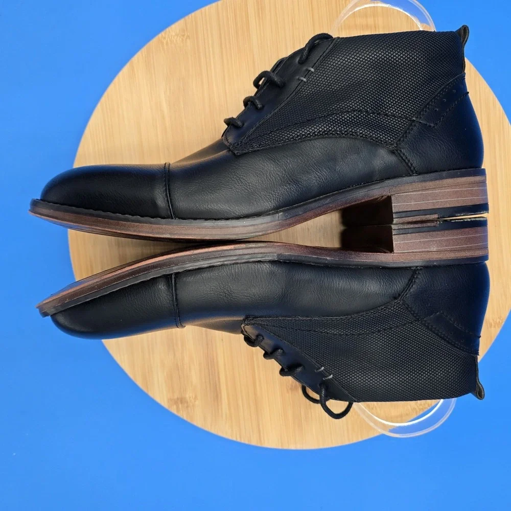 Madden‎ JAYYZ Black Chukka Boots Dress Shoes Mens 8.5 EUC